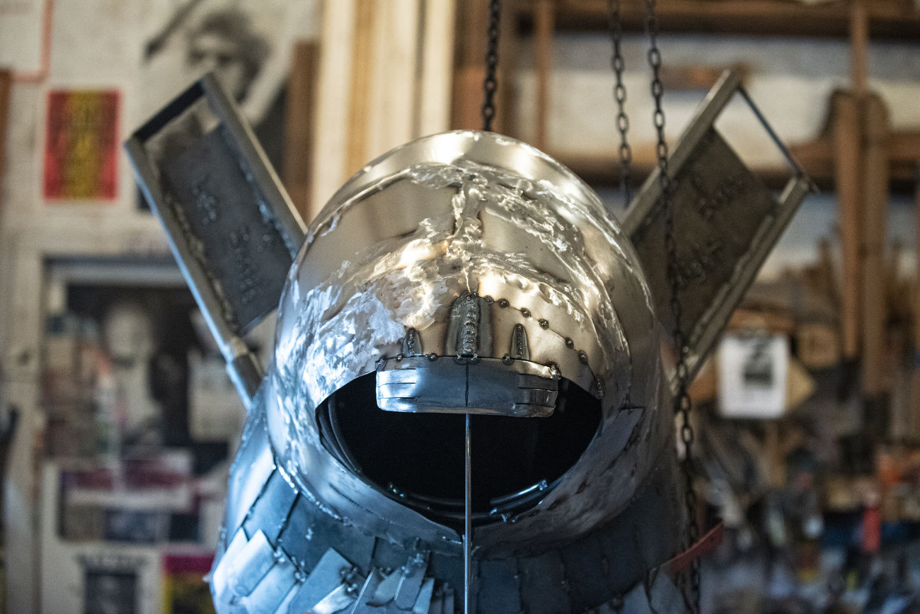 Sculptor crafts a feathered finale Artist’s retrospective exhibit readies to lift off in July